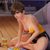 3D Animated Blender Overwatch Tracer rwt4184 // 1500x1500, 15.9s // 19.5MB // mp4