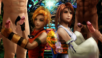3D Final_Fantasy_X Rikku XNALara Yuna ratounador // 2600x1490 // 813.4KB // jpg