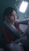 3D Blender Capcom Claire_Redfield RED_LJ Resident_Evil Resident_Evil_2_Remake T-00 Tyrant // 1440x2560 // 529.7KB // jpg