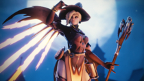 3D Mercy Overwatch // 2560x1440 // 14.1MB // png