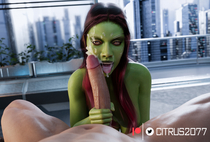 3D Blender Citrus2077 Gamora Guardians_of_the_Galaxy // 1772x1200 // 1.1MB // jpg