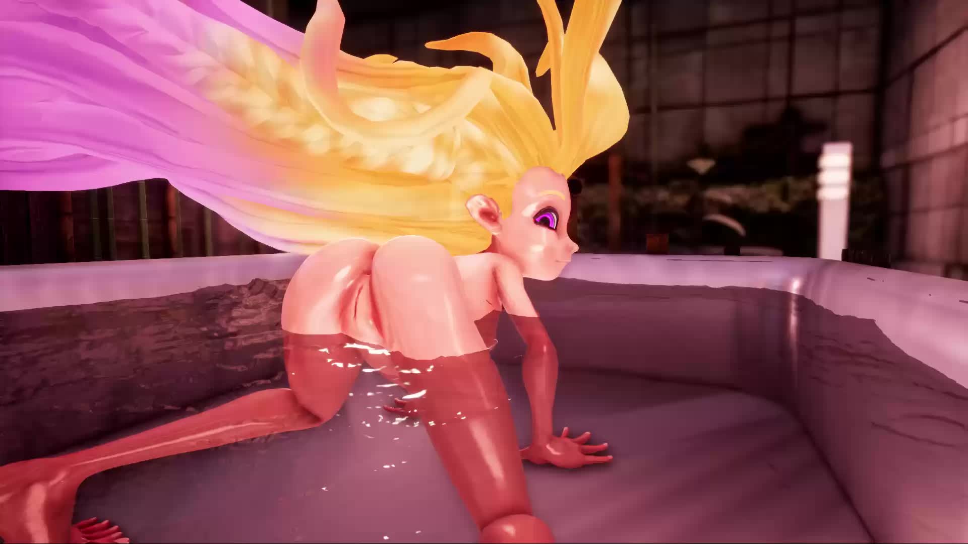 3D Animated Blender League_of_Legends MoistCavityMap Zoe // 1920x1080 // 6.8MB // webm