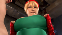 Animated Cammy_White Cosplay Street_Fighter // 540x304 // 1.6MB // gif