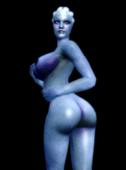 3D Asari Liara_T'Soni Mass_Effect anorexianevrosa // 700x946 // 265.3KB // png