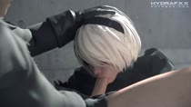 3D Android_2B Android_9S Animated Blender Nier Nier_Automata Sound hydrafx // 960x540 // 11.8MB // webm