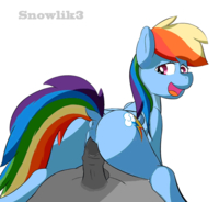 Animated My_Little_Pony_Friendship_Is_Magic Rainbow_Dash Snowlik3 // 500x461 // 857.3KB // gif