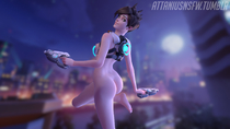 3D Blender Overwatch Tracer attanius // 1920x1080 // 2.0MB // png