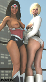 3D Asoghlas DC_Comics Injustice_2 Power_Girl Source_Filmmaker Wonder_Woman // 720x1280 // 650.6KB // jpg