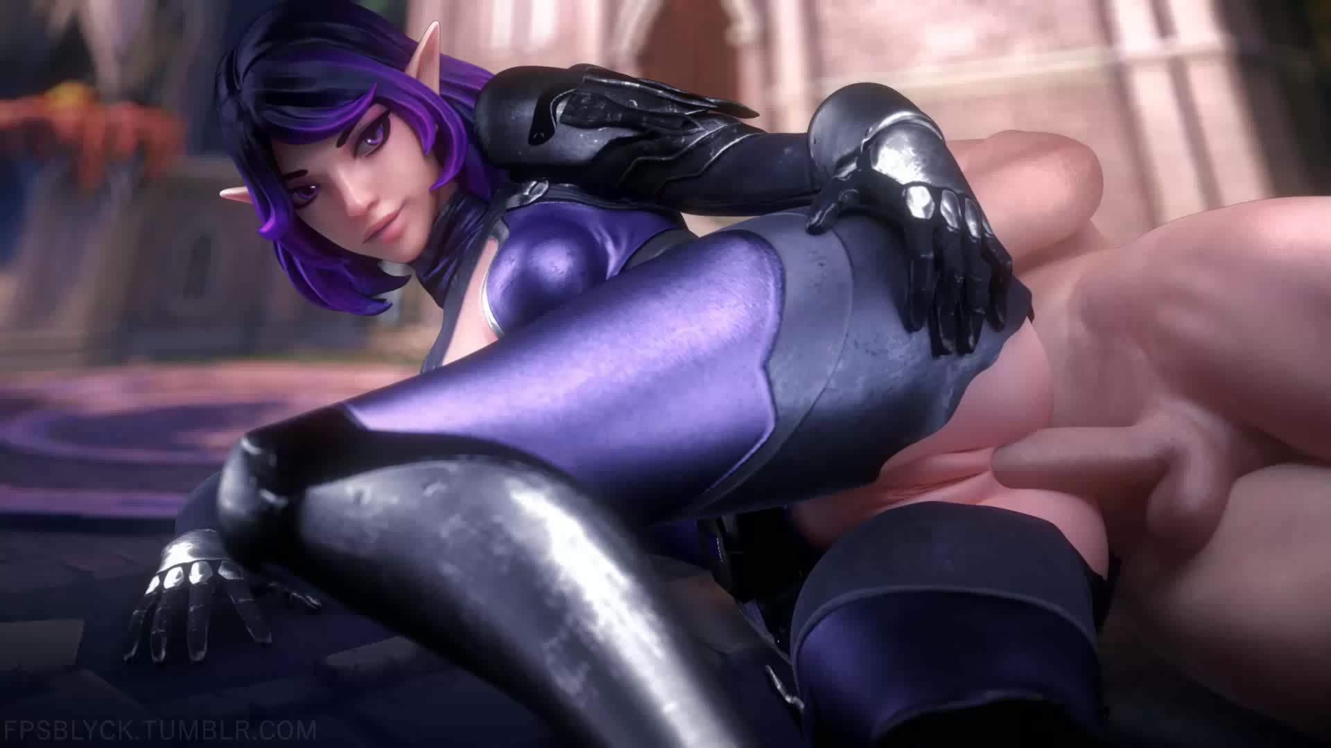 3D Animated Cinema_4D Paladins Skye fpsblyck // 1920x1080 // 1.3MB // webm