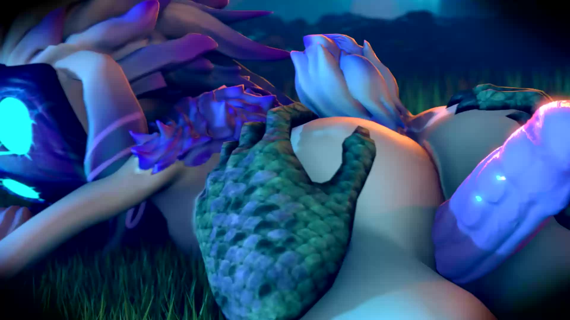 3D Animated Kindred League_of_Legends Source_Filmmaker twitchyanimation // 1920x1080 // 1.8MB // webm