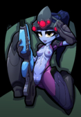 Overwatch Widowmaker blsh // 878x1277 // 580.1KB // png