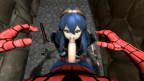 3D Animated Crossover Fire_Emblem Lucina Marvel_Comics Spider-Man Spider-Man_(Series) // 500x281 // 2.0MB // gif