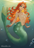 Disney_(series) Kistochka Princess_Ariel The_Little_Mermaid_(film) // 2480x3508 // 6.5MB // png