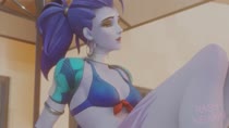 3D Animated Blender Overwatch RashNemain Sound Widowmaker // 1280x720 // 46.6MB // webm