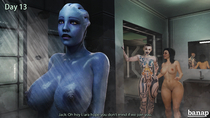 3D Asari Banap Blender Jack_(Subject_Zero) Liara_T'Soni Mass_Effect Miranda_Lawson // 3840x2160 // 2.9MB // jpg