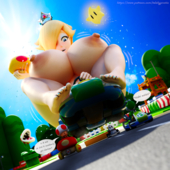 Luma Mario_Kart Piranha_Plant Princess_Rosalina Super_Mario_Bros Super_Mario_Galaxy Toad Yoshi telehypnotic // 2560x2560 // 5.7MB // png