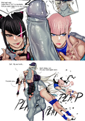 Blue_Ogre Juri_Han Manon_(Street_Fighter) Street_Fighter Street_Fighter_6 // 2828x4000 // 4.7MB // png