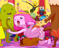 Adventure_Time Earl_of_Lemongrab Finn_the_Human Fuchur Princess_Bubblegum // 1160x960 // 1001.7KB // jpg