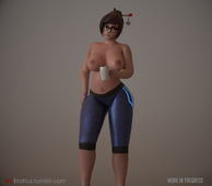 3D Blender Mei-Ling_Zhou Overwatch VG_Erotica // 1662x1456 // 880.5KB // jpg