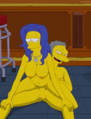 Marge_Simpson Moe_Szyslak Sfan The_Simpsons // 1224x1600 // 369.3KB // png