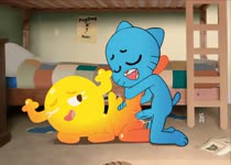 Animated Gumball_Watterson Penny_Fitzgerald The_Amazing_World_of_Gumball VS // 1904x1363 // 843.0KB // webm