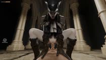 3D Animated Blender Bloodborne Lady_Maria_of_the_Astral_Clocktower Pewposterous Sound audiodude // 1440x810 // 3.7MB // webm