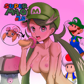 Crossover Luigi Mallow Pokemon Pokemon_Sun_and_Moon Super_Mario_Bros // 1200x1200 // 940.7KB // jpg