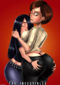 Animated Disney_(series) Helen_Parr Shadman The_Incredibles_(film) Violet_Parr // 601x850 // 3.0MB // gif