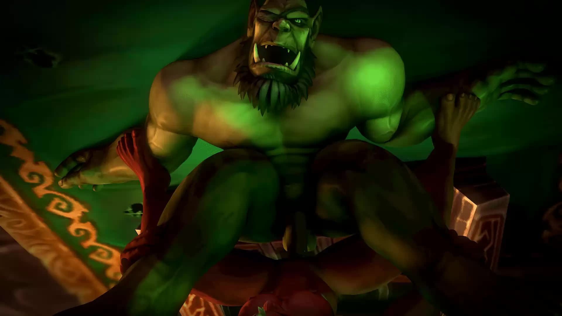 Animated Fel_Orc Orc Rexxcraft World_of_Warcraft // 1920x1080 // 383.5KB // webm