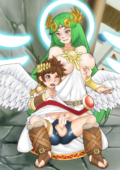 Kid_Icarus Magnifire Palutena Pit // 1131x1600 // 2.1MB // png