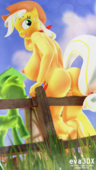 3D Applejack My_Little_Pony_Friendship_Is_Magic eva3dx // 1080x1920 // 1.7MB // png