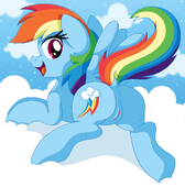 My_Little_Pony_Friendship_Is_Magic PearlyIridescence Rainbow_Dash // 1118x1128 // 421.4KB // png