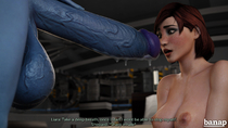 3D Asari Banap Blender Commander_Shepard Femshep Liara_T'Soni Mass_Effect // 3840x2160 // 2.4MB // jpg