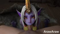 3D Animated ArawAraw Blender League_of_Legends Soraka // 1280x720 // 7.8MB // webm