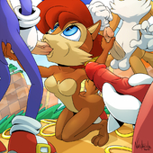 Adventures_of_Sonic_the_Hedgehog Nastacula Sally_Acorn // 1000x1000 // 773.9KB // png
