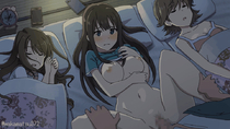 Animated Rin_Shibuya The_Idolmaster Uzuki_Shimamura Wakamatsu // 960x540 // 2.2MB // gif