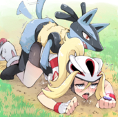 Korrina Lucario_(Pokémon) Pokemon // 805x800 // 956.3KB // png
