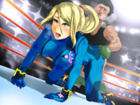 Crossover Little_Mac_(Punch-Out!!) Metroid Samus_Aran Super_Smash_Bros. // 1600x1200 // 2.0MB // png