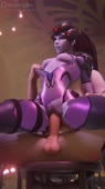 3D Animated Blender Overwatch Widowmaker dreamrider // 1080x1920 // 5.8MB // mp4