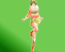 3D Animated Gumi Vocaloid // 1280x720 // 2.5MB // webm