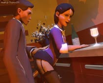 3D Animated Miss_Pauling Scout Source_Filmmaker Team_Fortress_2 timpossible // 962x720 // 1.9MB // webm