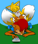Adventures_of_Sonic_the_Hedgehog Sally_Acorn Tails hotred // 1109x1257 // 667.7KB // png