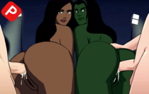 Ava_Ayala Avengers Marvel_Comics MeToonCartoon She-Hulk_(Jennifer_Walters) Spider-Man Ultimate_Spider-Man White_Tiger // 600x379 // 162.8KB // png