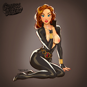 Black_Widow_(Natasha_Romanova) DC_Comics Tarusov // 4000x4000 // 2.9MB // jpg