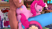 3D Animated My_Little_Pony_Friendship_Is_Magic Pinkie_Pie Sound Source_Filmmaker godoffury // 852x480, 15.8s // 6.2MB // webm