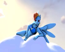 3D Animated My_Little_Pony_Friendship_Is_Magic Rainbow_Dash swedishsnus // 1280x720 // 683.2KB // webm