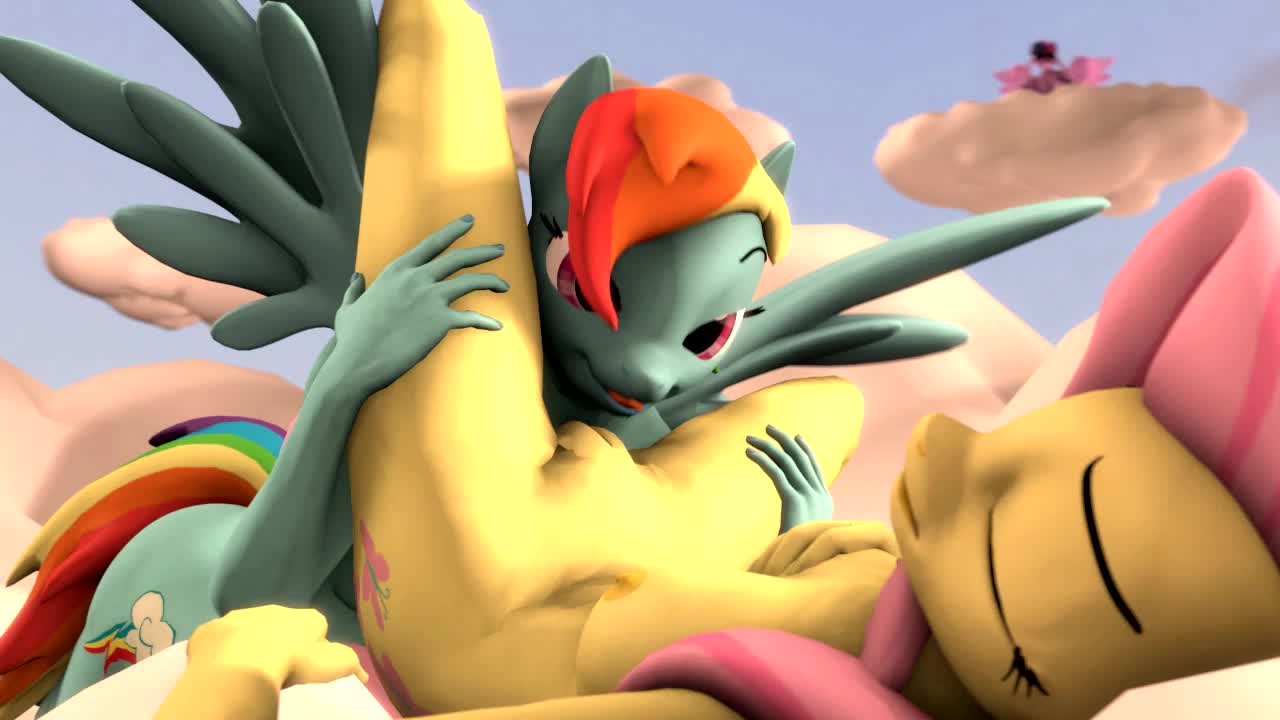 3D Animated Fluttershy My_Little_Pony_Friendship_Is_Magic Rainbow_Dash Source_Filmmaker swedishsnus // 1280x720 // 856.2KB // webm
