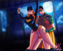 Batgirl Batman_(Series) DC_Comics Robin dkstudios05 // 900x723 // 377.0KB // jpg