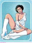 Carrie_Fisher Princess_Leia_Organa Sjofn Star_Wars // 923x1230 // 631.1KB // jpg