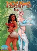 Chesare Comic Crossover Disney_(series) Elsa_the_Snow_Queen Frozen_(film) Moana Moana_Waialiki Princess_Moana_Waialiki // 1166x1600 // 1.1MB // jpg